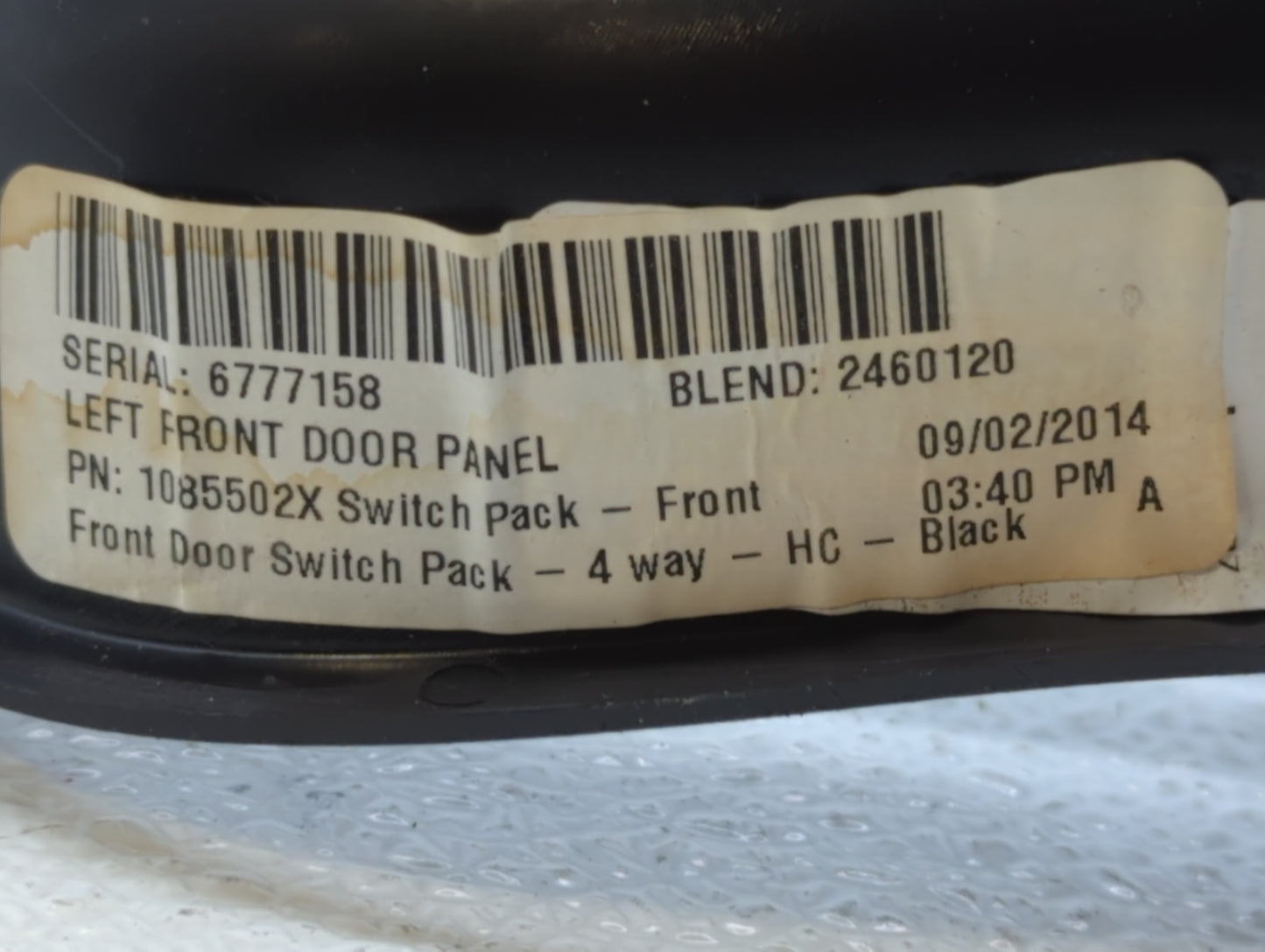 2012-2018 Ford Focus Master Power Window Switch Replacement Driver Side Left P/N:BM5T-14A132-AA Fits OEM Used Auto Parts - O