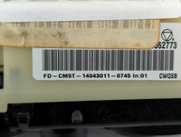 2013-2014 Ford Focus Climate Control Module Temperature AC/Heater Replacement P/N:E1062773 Fits Fits 2013 2014 OEM Used Auto