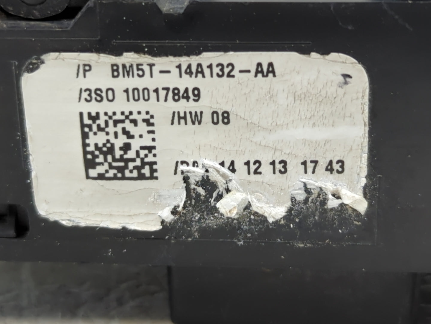 2012-2018 Ford Focus Master Power Window Switch Replacement Driver Side Left P/N:BM5T-14A132-AA Fits OEM Used Auto Parts - O