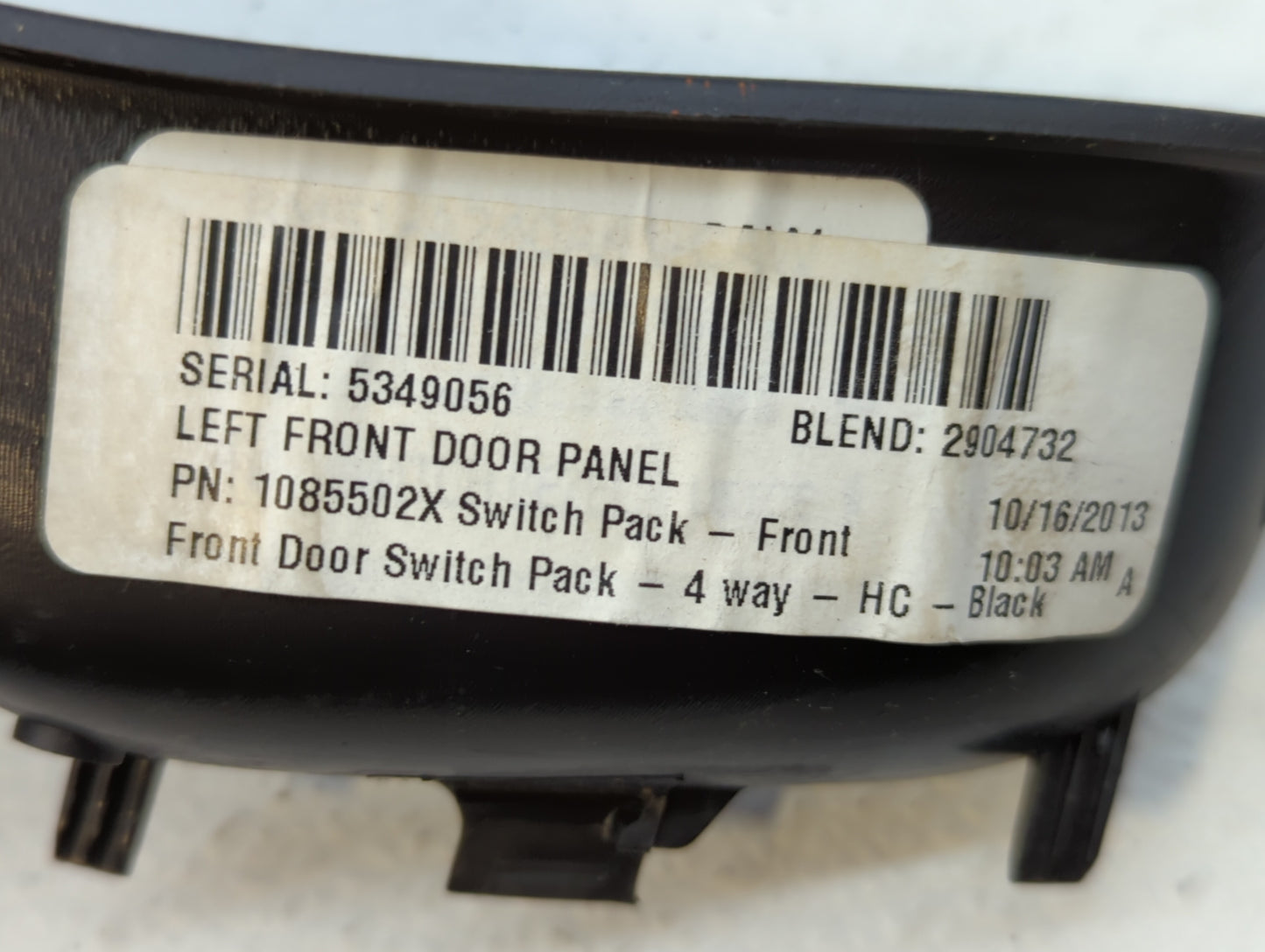 2012-2018 Ford Focus Master Power Window Switch Replacement Driver Side Left P/N:1085502X Fits OEM Used Auto Parts - Oemused