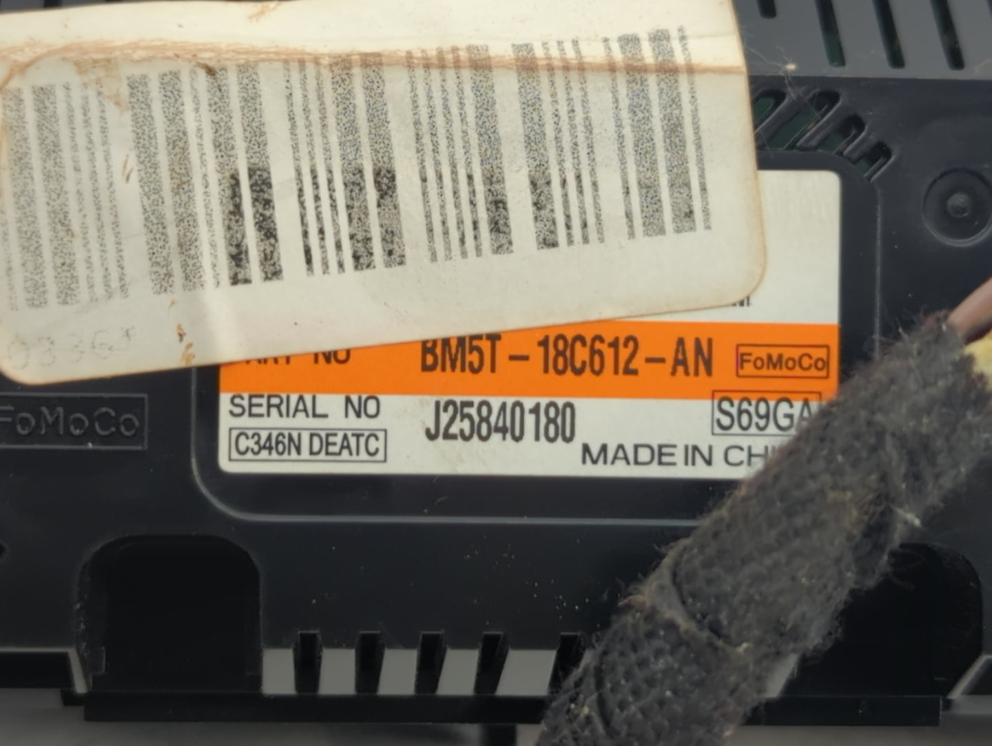 2014 Ford Focus Climate Control Module Temperature AC/Heater Replacement P/N:CM5T-19980-AF BM5T-18C612-AN Fits OEM Used Auto