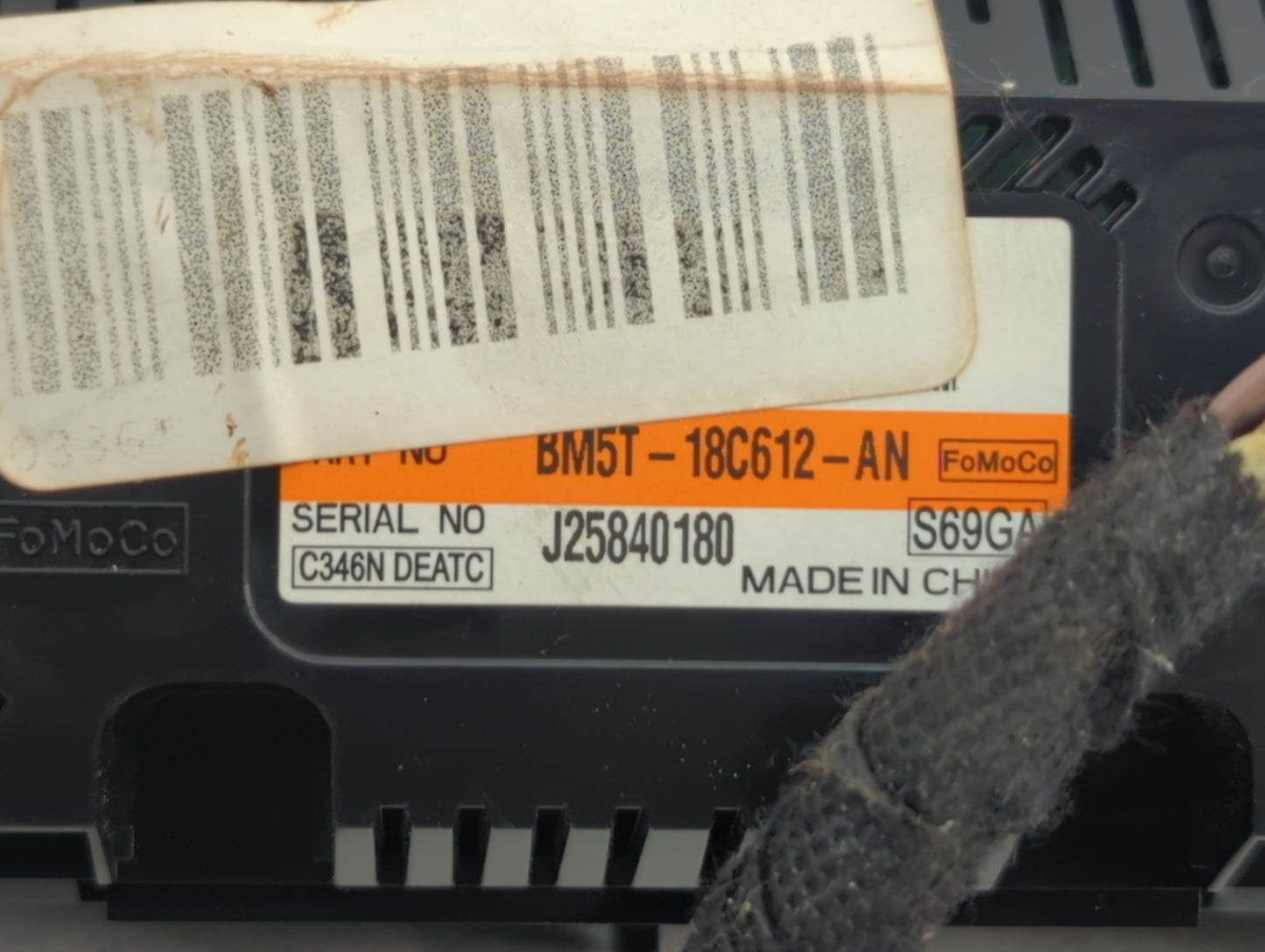 2014 Ford Focus Climate Control Module Temperature AC/Heater Replacement P/N:CM5T-19980-AF BM5T-18C612-AN Fits OEM Used Auto