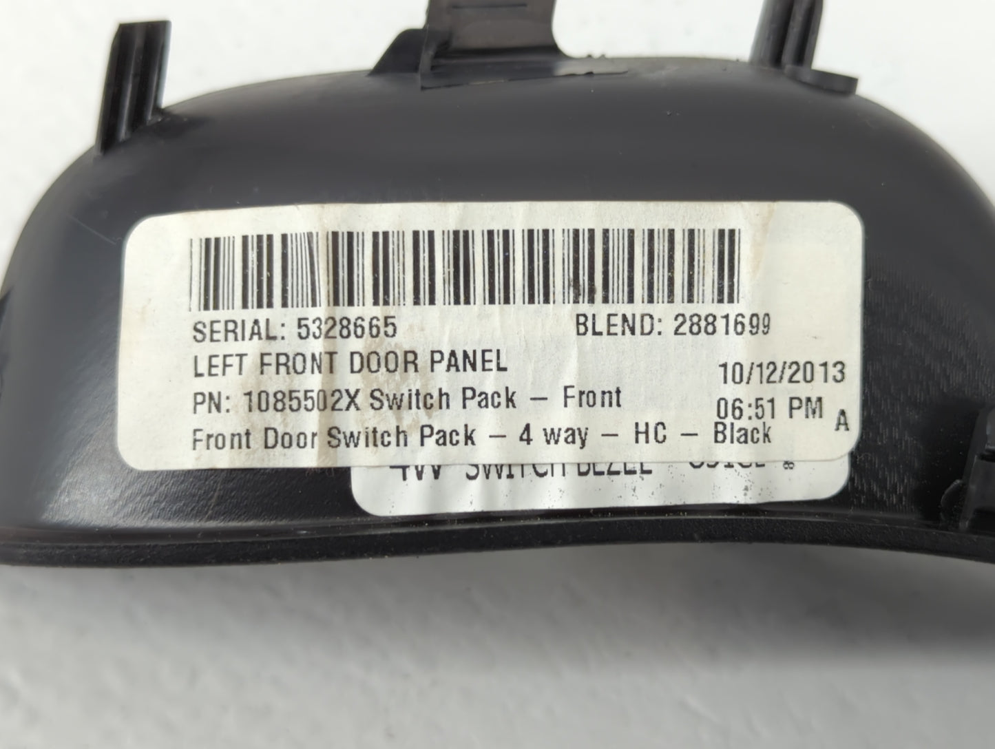 2012-2018 Ford Focus Master Power Window Switch Replacement Driver Side Left P/N:1085502X CJ54 526691 AG Fits OEM Used Auto 