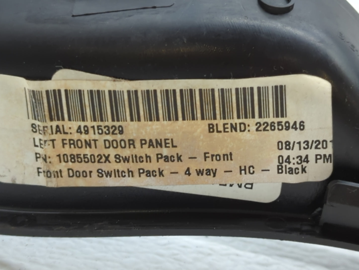 2012-2018 Ford Focus Master Power Window Switch Replacement Driver Side Left P/N:1085502X CJ54 526691 AG Fits OEM Used Auto 