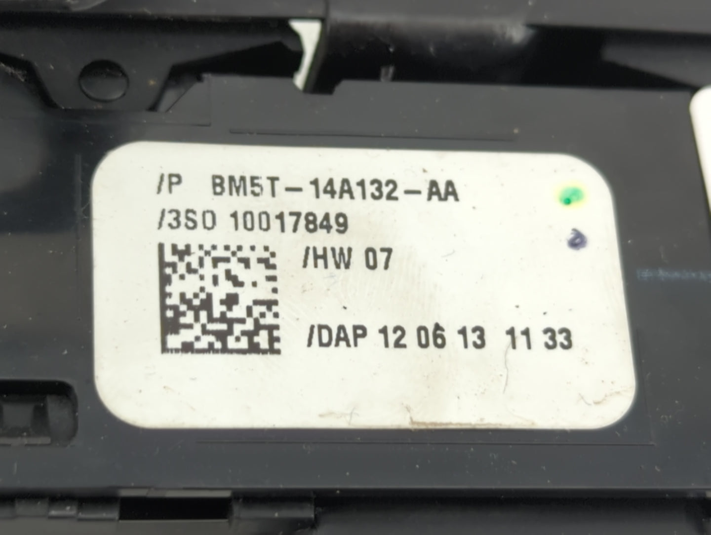 2012-2018 Ford Focus Master Power Window Switch Replacement Driver Side Left P/N:BM5T-14A132-AA Fits OEM Used Auto Parts - O