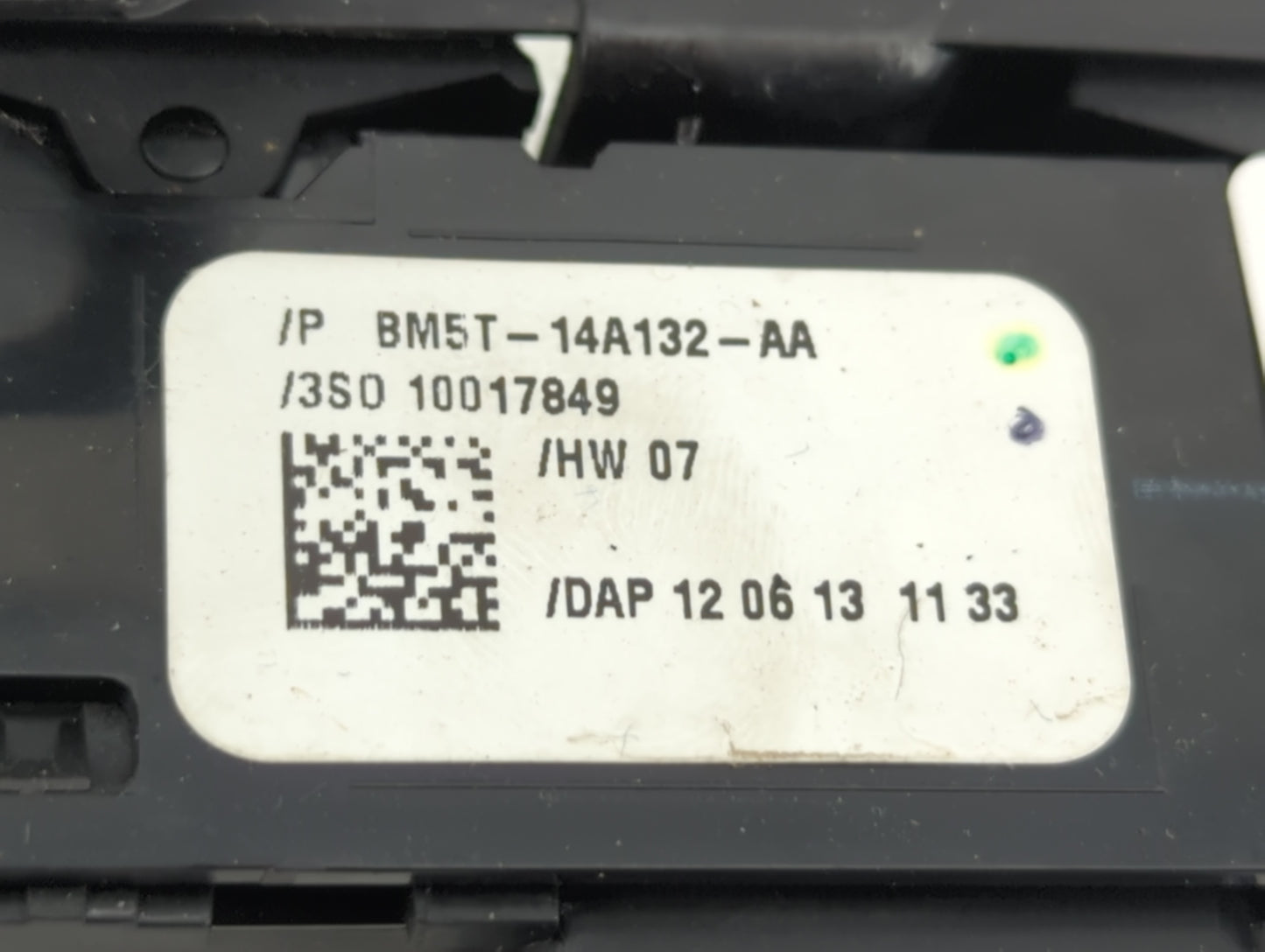 2012-2018 Ford Focus Master Power Window Switch Replacement Driver Side Left P/N:BM5T-14A132-AA Fits OEM Used Auto Parts - O