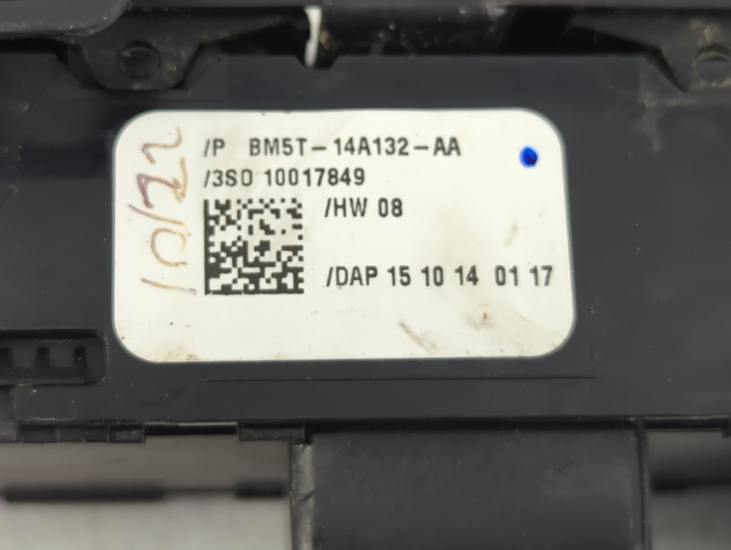 2012-2018 Ford Focus Master Power Window Switch Replacement Driver Side Left P/N:BM5T-14A132-AA Fits OEM Used Auto Parts - O