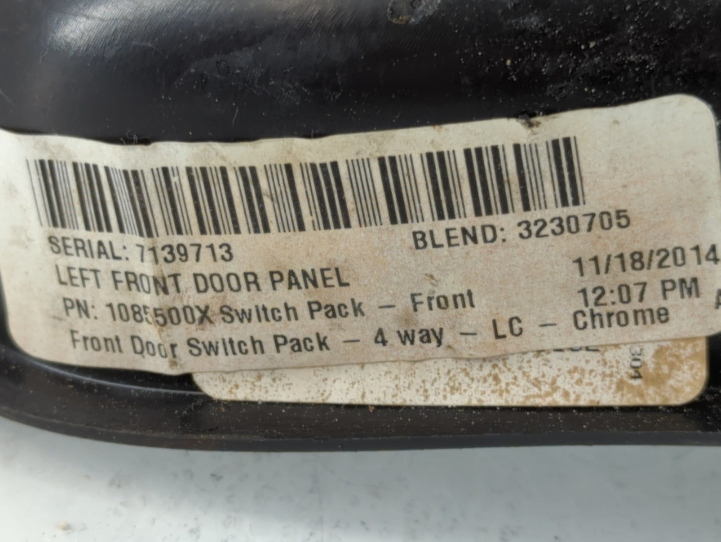 2012-2018 Ford Focus Master Power Window Switch Replacement Driver Side Left P/N:1085500X Fits OEM Used Auto Parts - Oemused