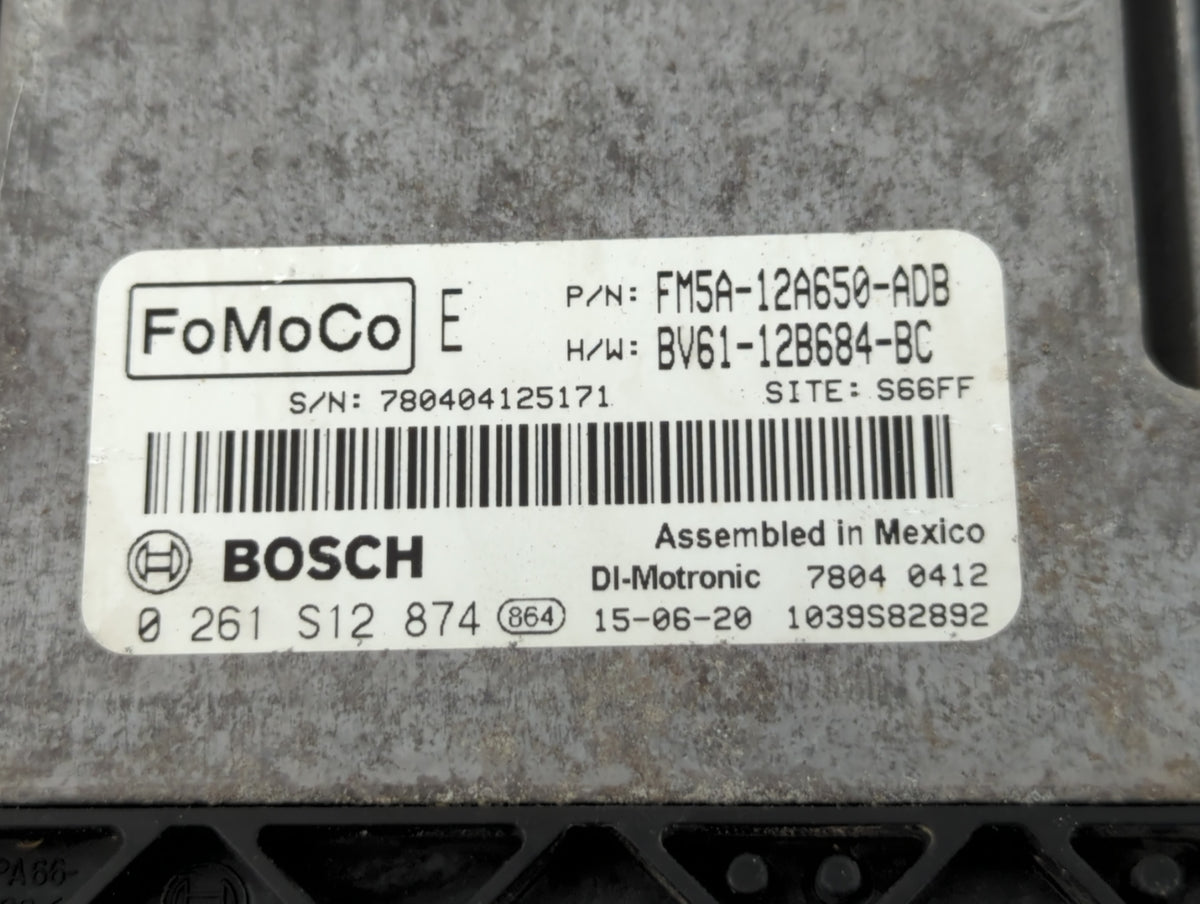 2013-2018 Ford Focus PCM Engine Control Computer ECU ECM PCU OEM P/N:BV61-12B684-BC RMBV61-12A650-BC OEM Used Auto Parts - O