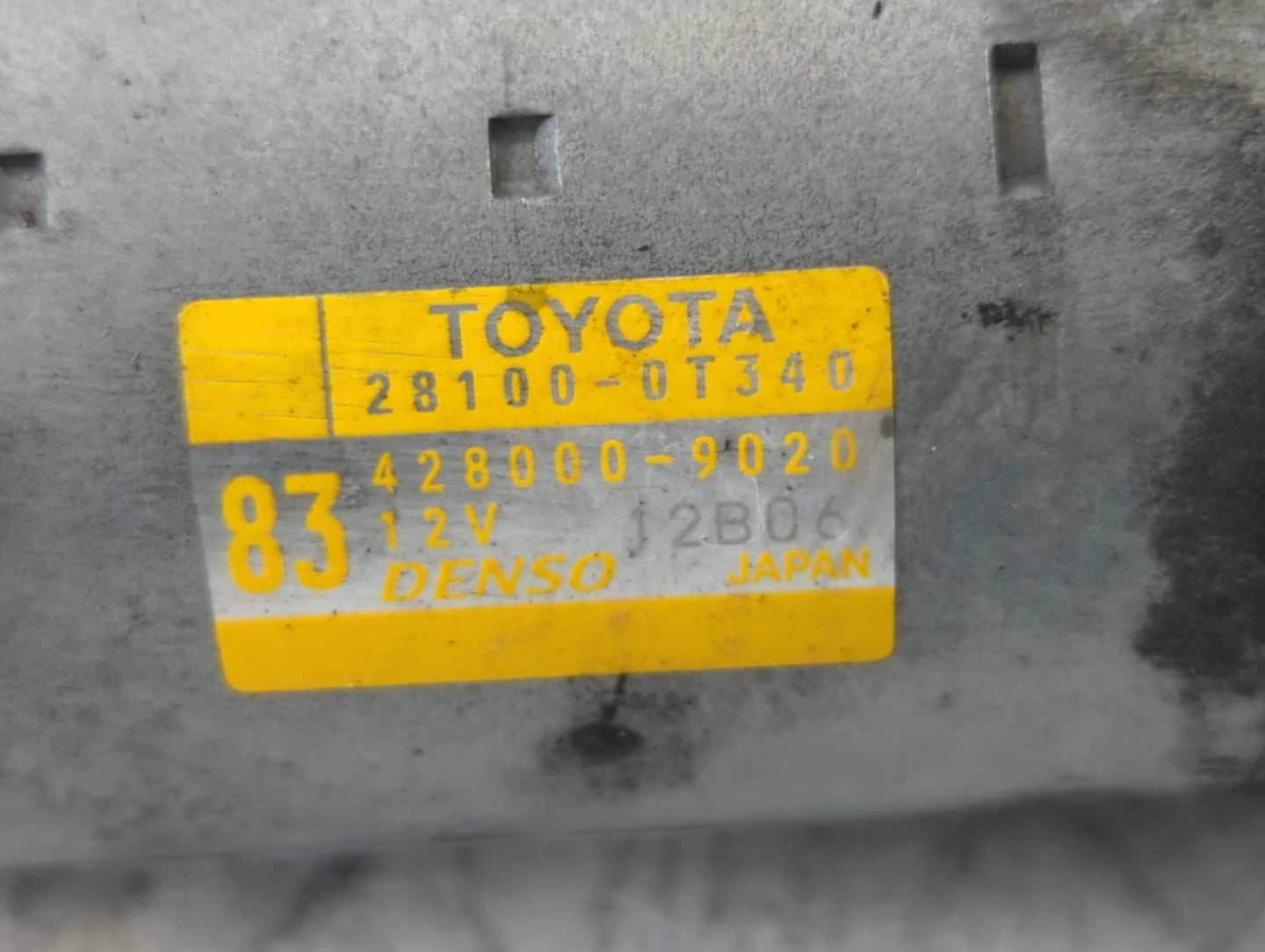 2012-2018 Ford Focus Car Starter Motor Solenoid OEM P/N:428000-9020 28100-0T340 Fits OEM Used Auto Parts - Oemusedautoparts1