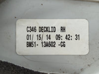 2012-2014 Ford Focus Tail Light Assembly Driver Left OEM P/N:BM51-13A602-CG C346 Fits Fits 2012 2013 2014 OEM Used Auto Part