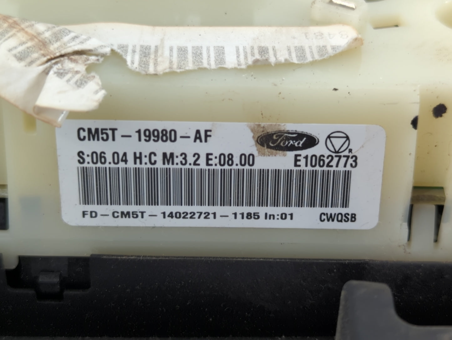 2013-2014 Ford Focus Climate Control Module Temperature AC/Heater Replacement P/N:CM5T-19980-AF Fits Fits 2013 2014 OEM Used