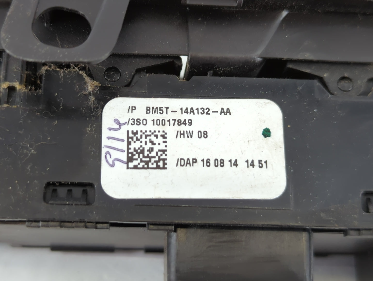 2012-2018 Ford Focus Master Power Window Switch Replacement Driver Side Left P/N:BM5T-14A132-AA Fits OEM Used Auto Parts - O