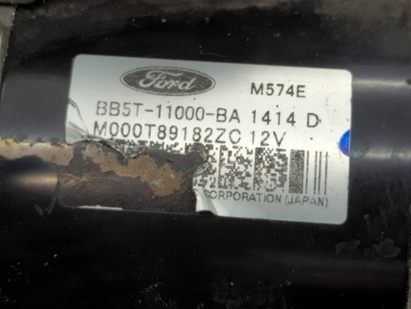 2012-2018 Ford Focus Car Starter Motor Solenoid OEM P/N:M000T89182ZC BB5T-11000-BA Fits OEM Used Auto Parts - Oemusedautopar