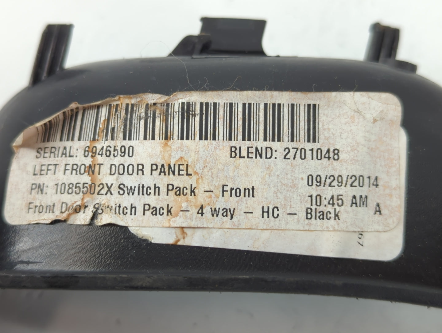 2012-2018 Ford Focus Master Power Window Switch Replacement Driver Side Left P/N:1085502x Fits OEM Used Auto Parts - Oemused