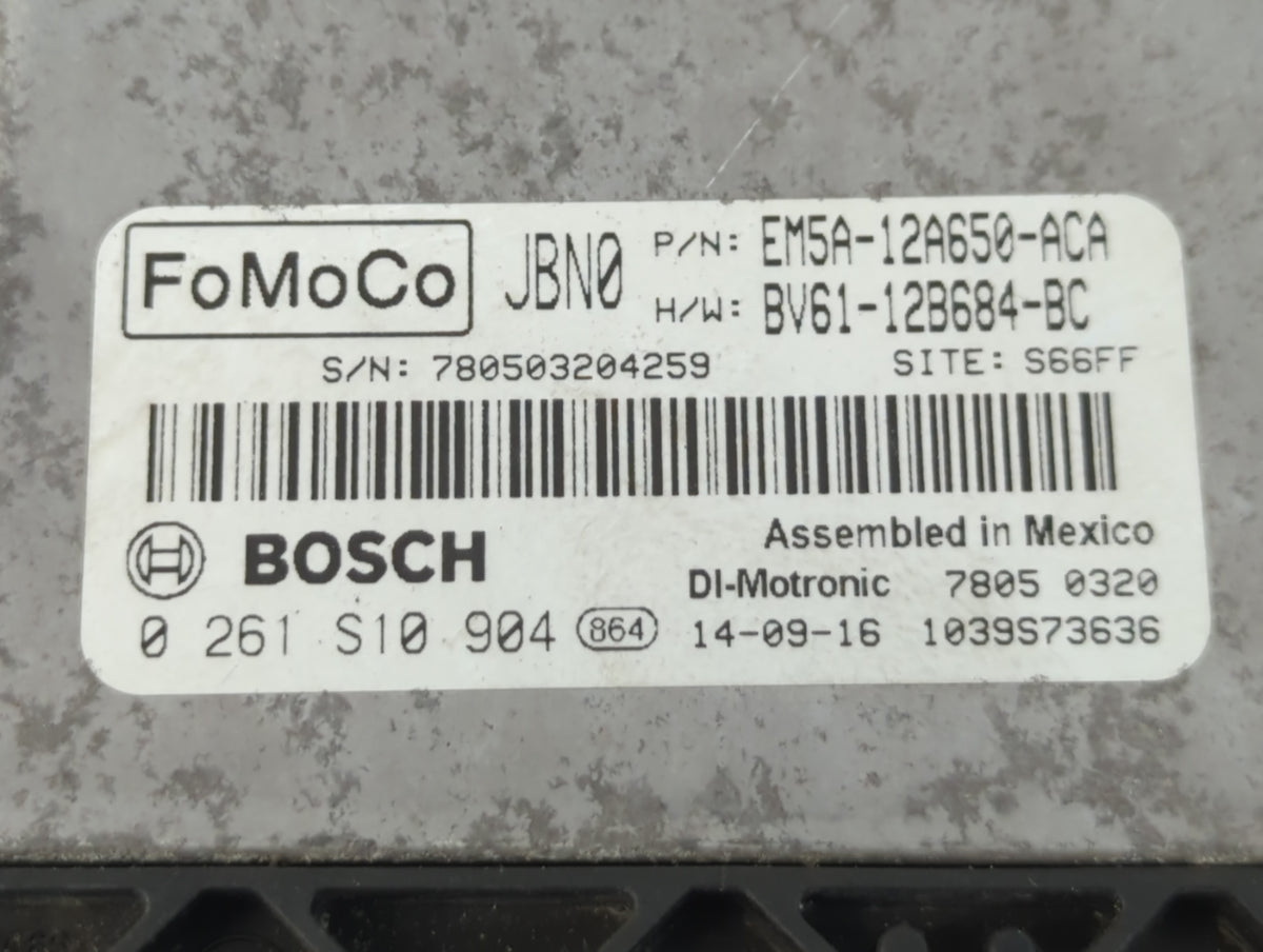 2012-2014 Ford Focus PCM Engine Control Computer ECU ECM PCU OEM P/N:BV61-12B684-BC EM5A-12A650-ACA Fits 2012 2013 2014 OEM 