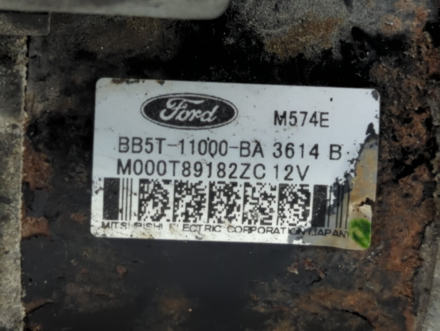 2012-2018 Ford Focus Car Starter Motor Solenoid OEM P/N:M000T89182ZC BB5T-11000-BA Fits OEM Used Auto Parts - Oemusedautopar