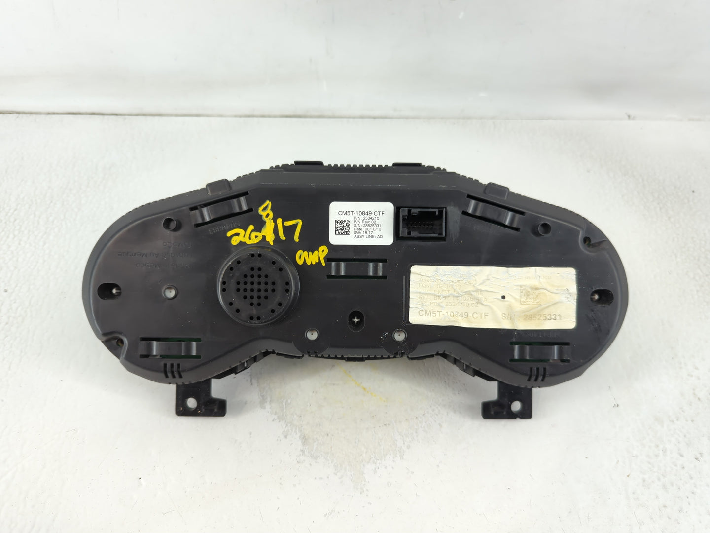 2013-2014 Ford Focus Instrument Cluster Speedometer Gauges P/N:CM5T-10849-CTF Fits Fits 2013 2014 OEM Used Auto Parts - Oemu