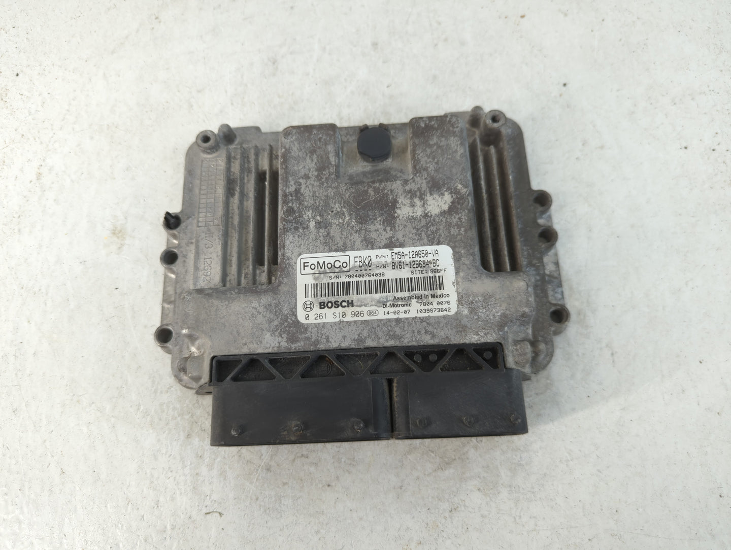 2012-2014 Ford Focus PCM Engine Control Computer ECU ECM PCU OEM P/N:EM5A-12A650-VA Fits Fits 2012 2013 2014 OEM Used Auto P