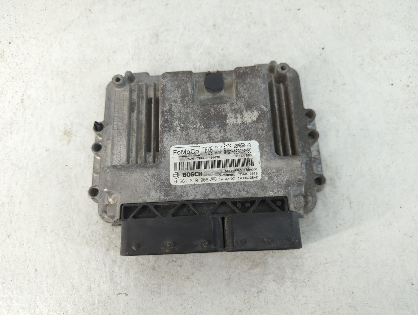 2012-2014 Ford Focus PCM Engine Control Computer ECU ECM PCU OEM P/N:EM5A-12A650-VA Fits Fits 2012 2013 2014 OEM Used Auto P