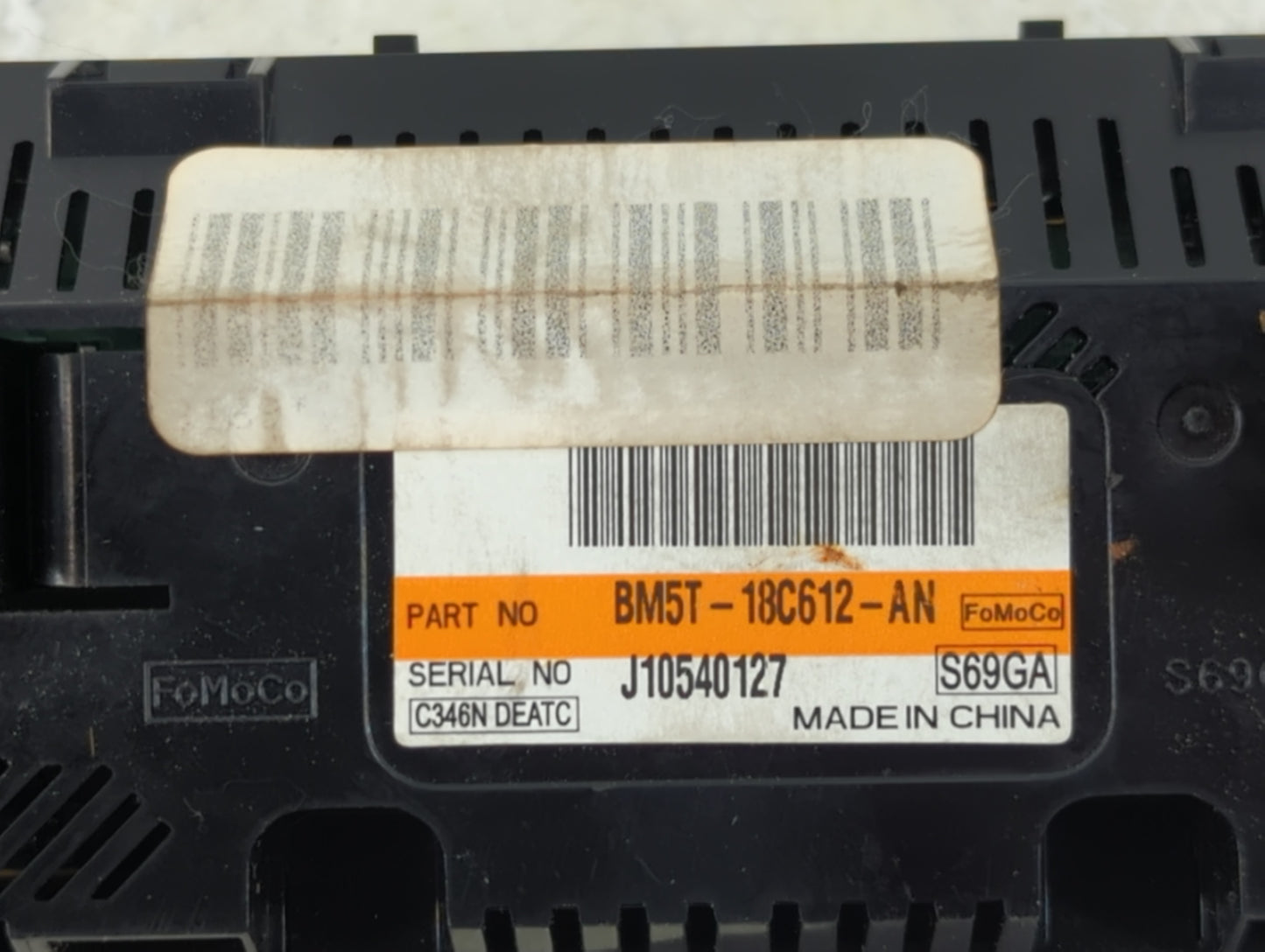 2013-2014 Ford Focus Climate Control Module Temperature AC/Heater Replacement P/N:BM5T-18C612-AN Fits Fits 2013 2014 OEM Use