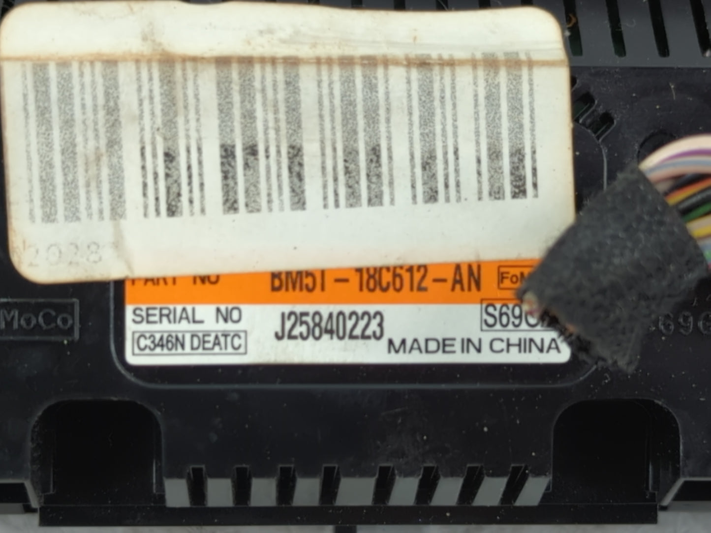 2014 Ford Focus Climate Control Module Temperature AC/Heater Replacement P/N:BM51-18C612-AN Fits OEM Used Auto Parts - Oemus