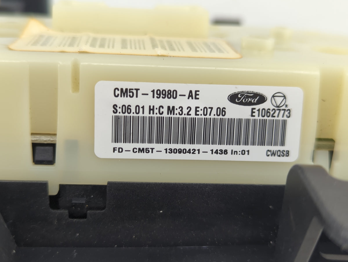 2013-2014 Ford Focus Climate Control Module Temperature AC/Heater Replacement P/N:CM5T-19980-AE Fits Fits 2013 2014 OEM Used
