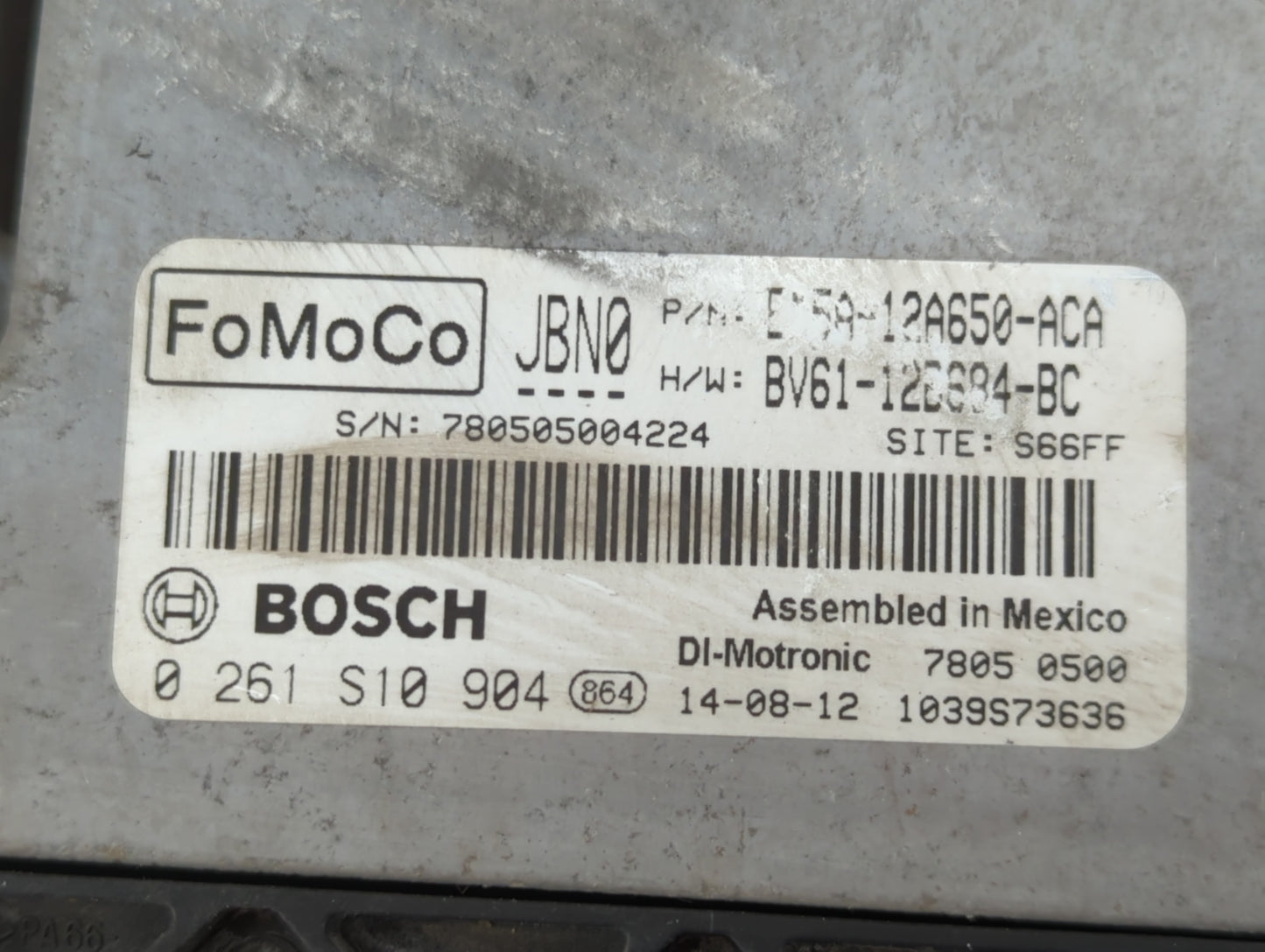 2013-2018 Ford Focus PCM Engine Control Computer ECU ECM PCU OEM P/N:BV61-12B684-BC Fits Fits 2013 2014 2015 2016 2017 2018 