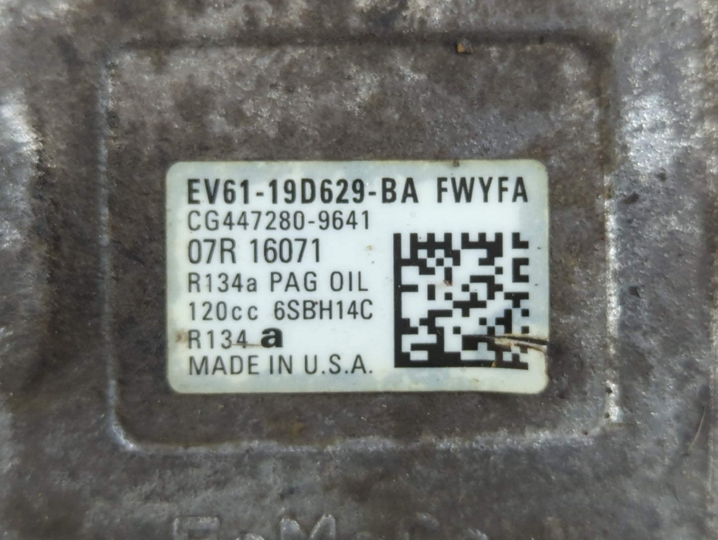 2014-2018 Ford Focus Air Conditioning A/c Ac Compressor Oem 904922 - Oemusedautoparts1.com
