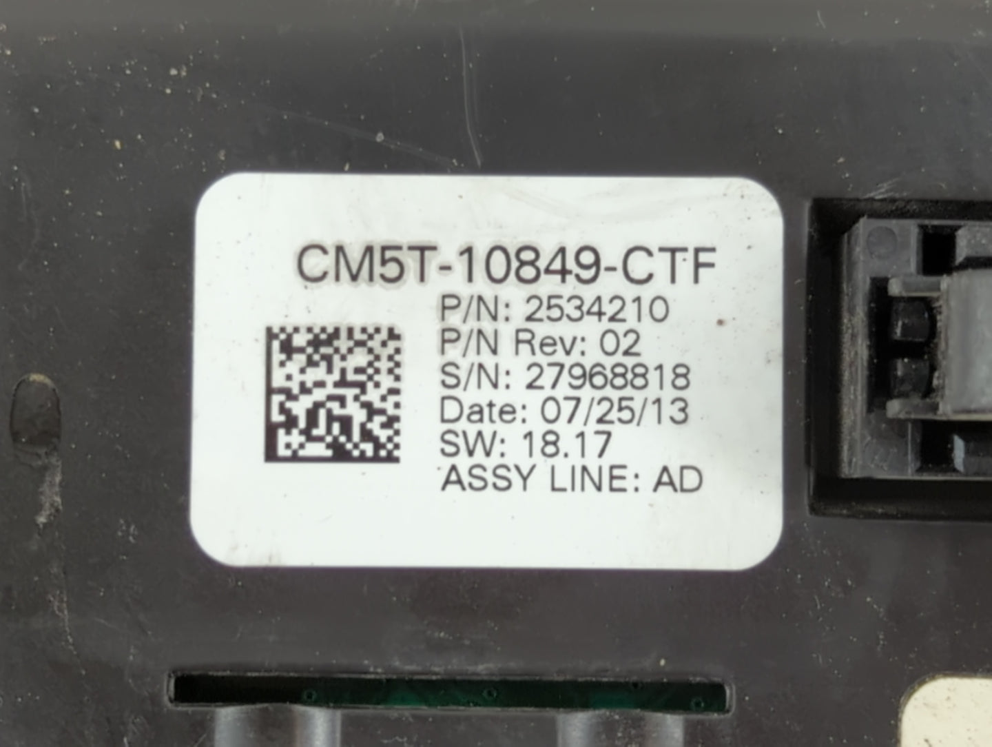 2013-2014 Ford Focus Instrument Cluster Speedometer Gauges P/N:CM5T-10849-CTF Fits Fits 2013 2014 OEM Used Auto Parts - Oemu