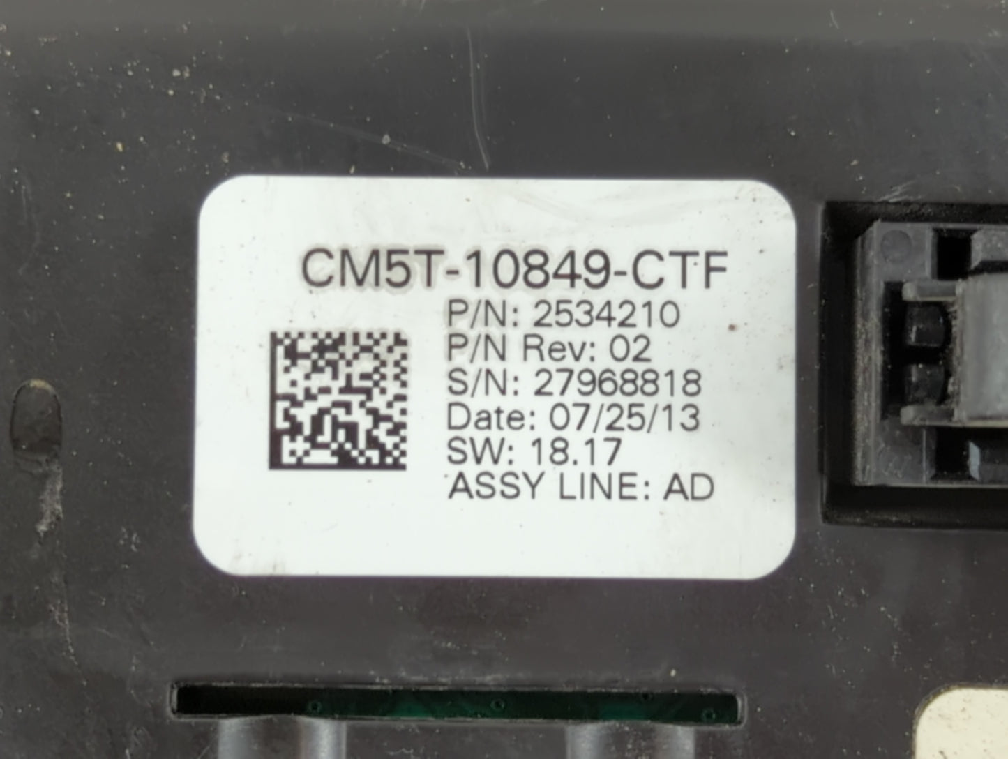 2013-2014 Ford Focus Instrument Cluster Speedometer Gauges P/N:CM5T-10849-CTF Fits Fits 2013 2014 OEM Used Auto Parts - Oemu