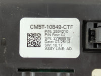 2013-2014 Ford Focus Instrument Cluster Speedometer Gauges P/N:CM5T-10849-CTF Fits Fits 2013 2014 OEM Used Auto Parts - Oemu