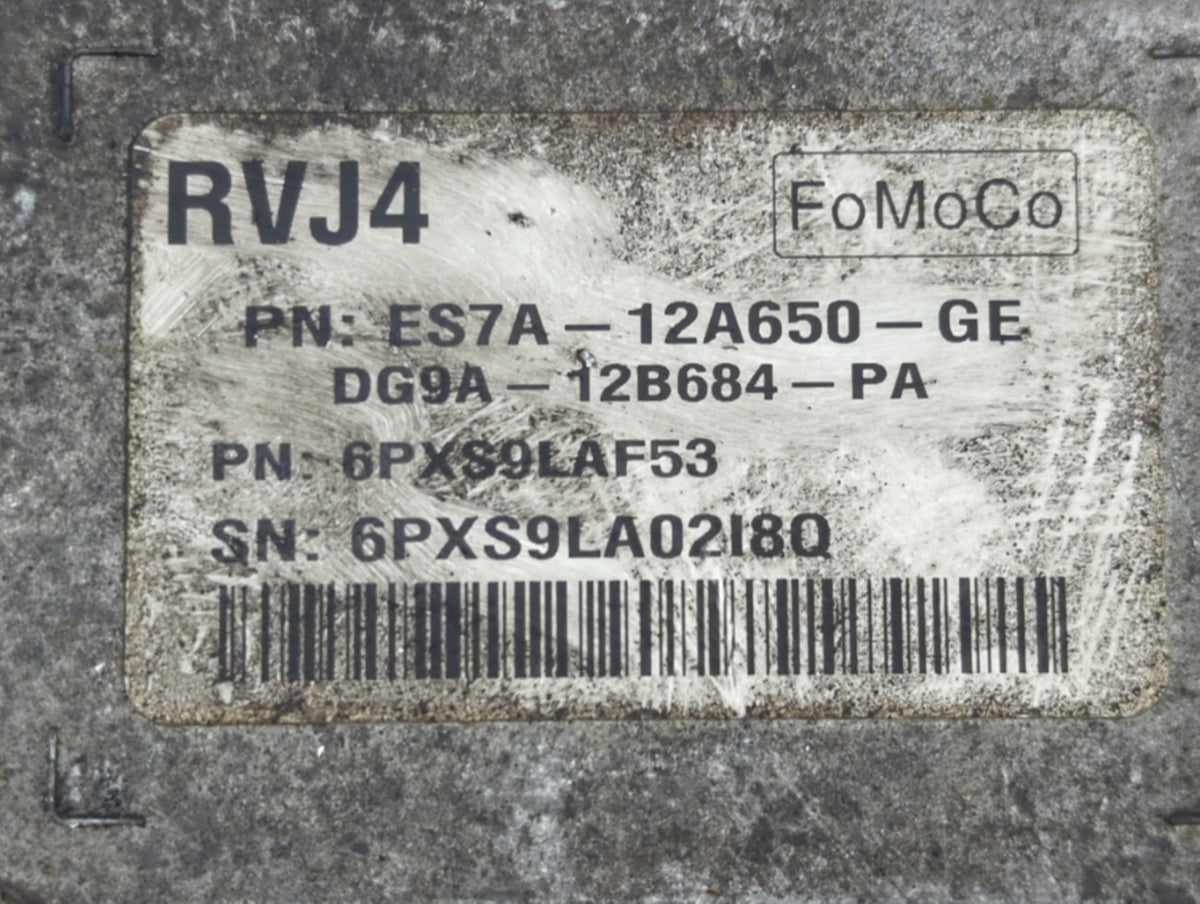 2014-2016 Ford Fusion PCM Engine Control Computer ECU ECM PCU OEM P/N:ES7A-12A650-GE DG9A-12B684-PA Fits Fits 2014 2015 2016