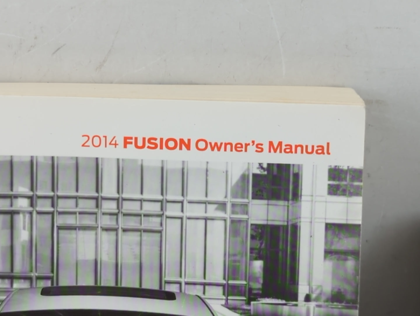 2014 Ford Fusion Owners Manual Book Guide P/N:EE5J 19A321 AA OEM Used Auto Parts - Oemusedautoparts1.com