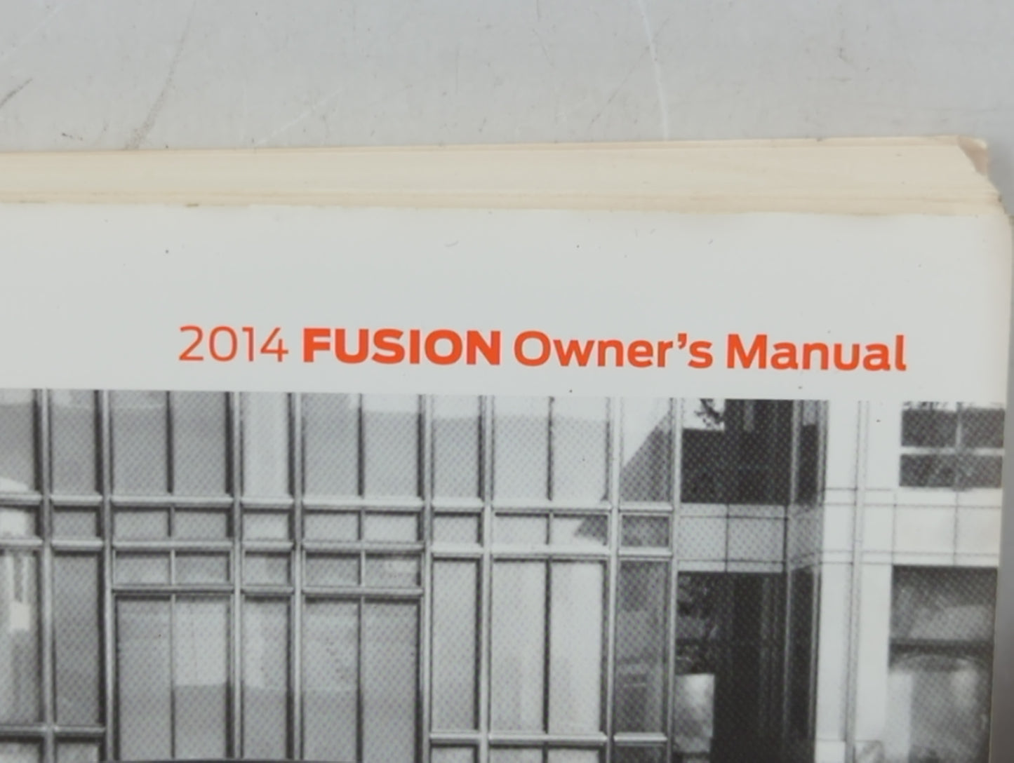 2014 Ford Fusion Owners Manual Book Guide P/N:EE5J 19A321 AA OEM Used Auto Parts - Oemusedautoparts1.com