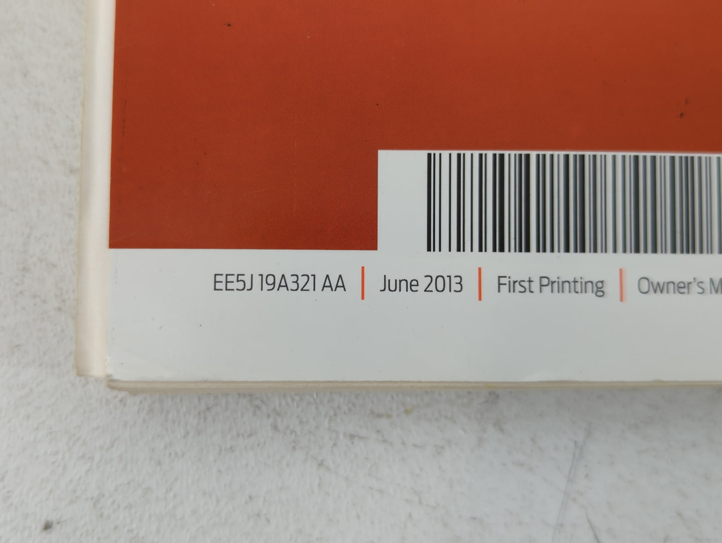 2014 Ford Fusion Owners Manual Book Guide P/N:EE5J 19A321 AA OEM Used Auto Parts - Oemusedautoparts1.com