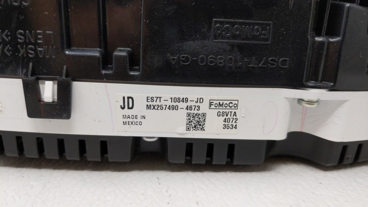 2014 Ford Fusion Instrument Cluster Speedometer Gauges P/N:ES7T-10849-EC ES7T-10849-JD, ES7T-10849-JC Fits OEM Used Auto Par