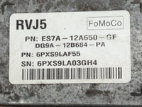 2014-2016 Ford Fusion PCM Engine Control Computer ECU ECM PCU OEM P/N:ES7A-12A650-GF DG9A-12B684-PA Fits Fits 2014 2015 2016