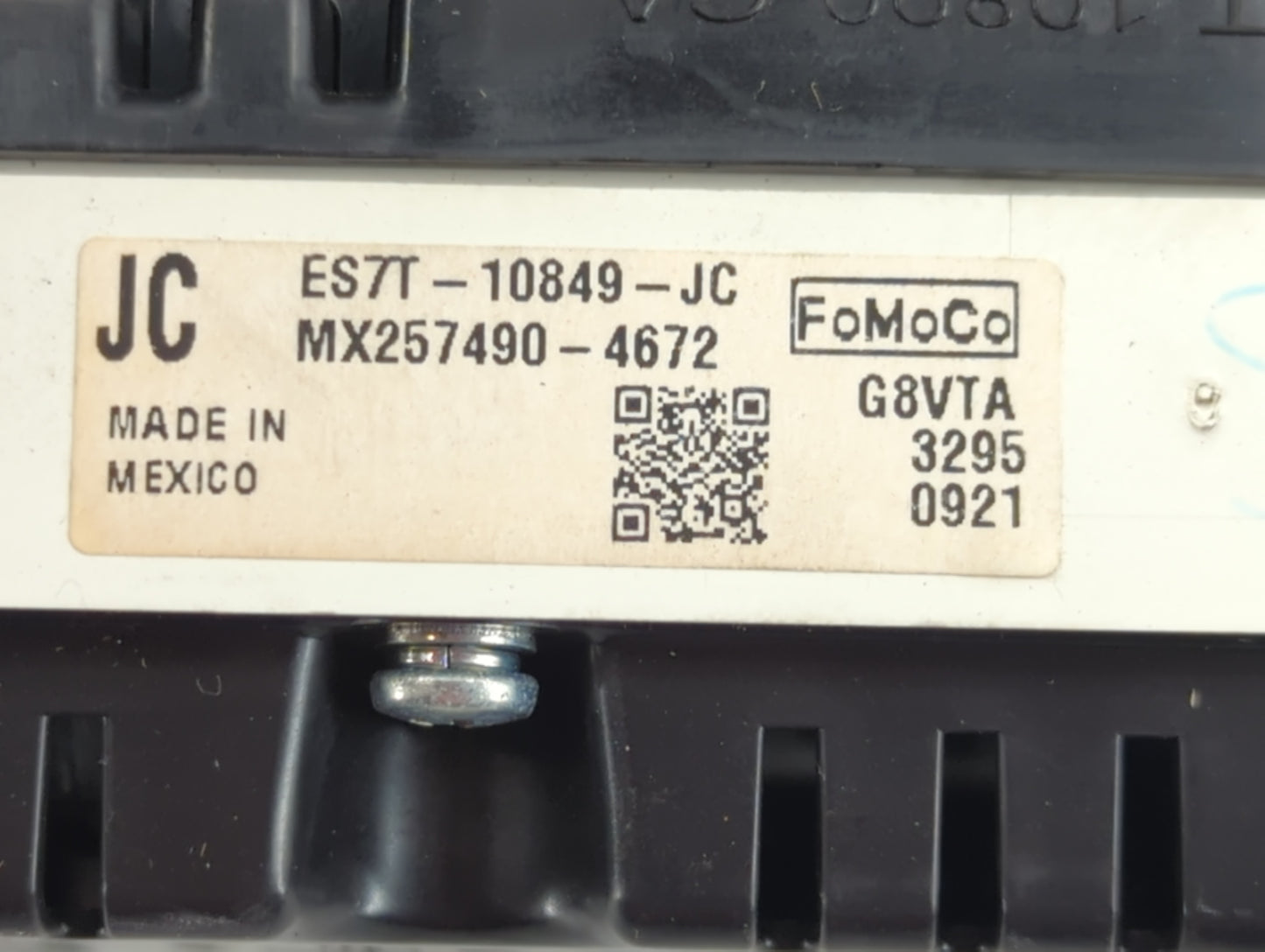 2014 Ford Fusion Instrument Cluster Speedometer Gauges P/N:ES7T-10849-JD ES7T-10849-JC Fits OEM Used Auto Parts - Oemusedaut