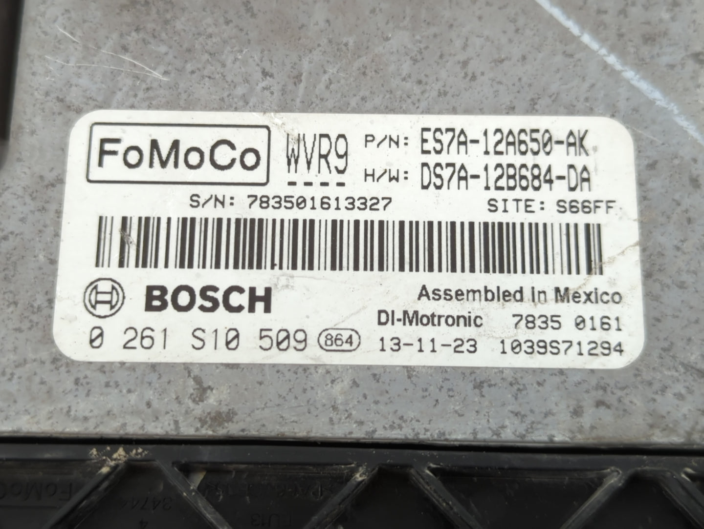2014-2016 Ford Fusion PCM Engine Control Computer ECU ECM PCU OEM P/N:ES7A-12A650-AK Fits Fits 2014 2015 2016 OEM Used Auto 