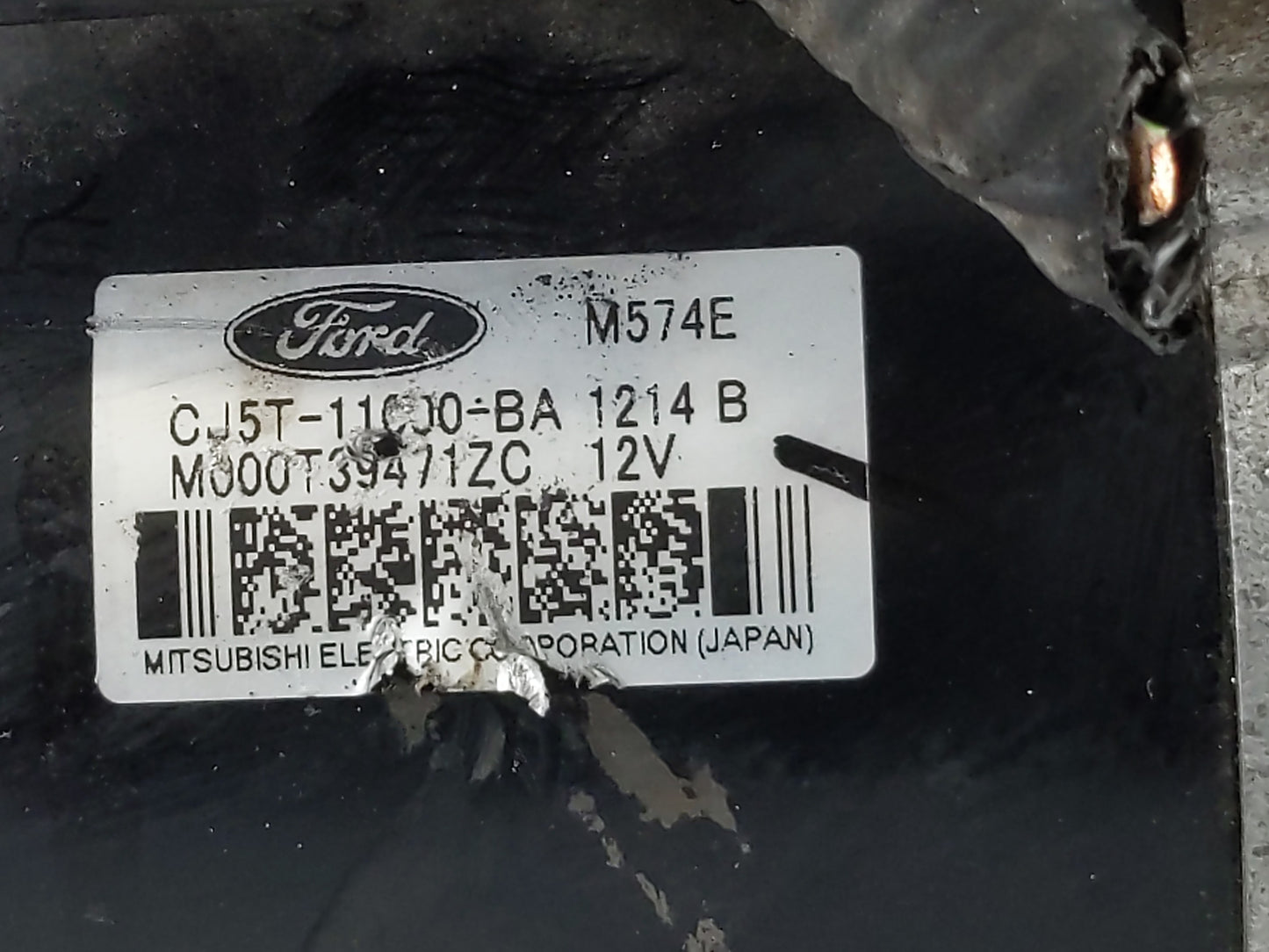 2013-2016 Ford Fusion Car Starter Motor Solenoid OEM P/N:CJ5T-11000-BA Fits Fits 2013 2014 2015 2016 OEM Used Auto Parts - O