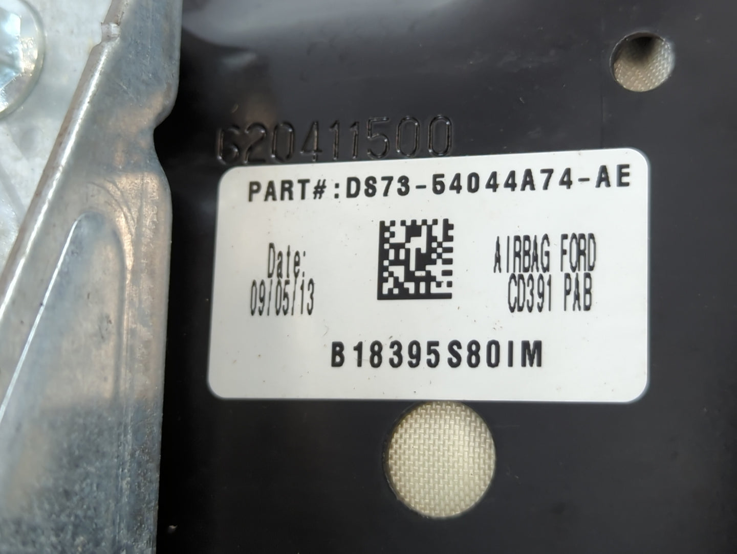 2013-2016 Ford Fusion Air Bag Passenger Right Dashboard OEM P/N:DS73-54044A74-AE Fits Fits 2013 2014 2015 2016 OEM Used Auto