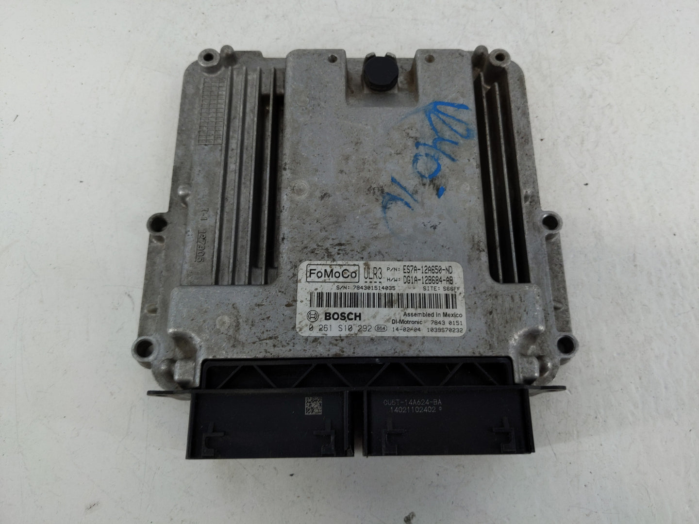 2014 Ford Fusion PCM Engine Control Computer ECU ECM PCU OEM P/N:ES7A-12A650-MD 0 261 S10 294 Fits OEM Used Auto Parts - Oem
