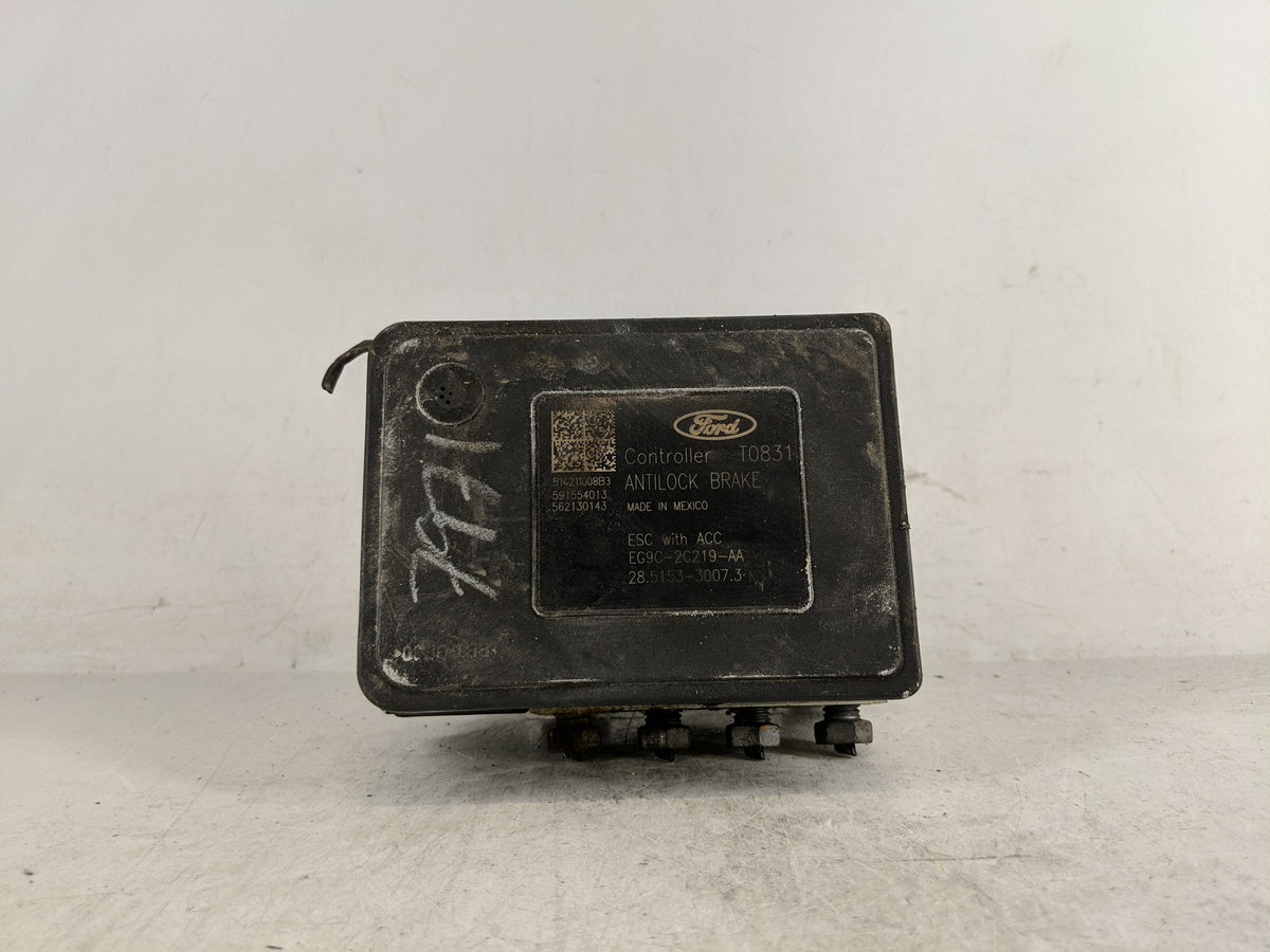 2014-2016 Ford Fusion Anti-Lock Brake ABS Pump Module Actuator OEM P/N:EG9C-2C219-AA Fits Fits 2014 2015 2016 OEM Used Auto 