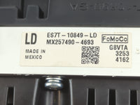2014 Ford Fusion Instrument Cluster Speedometer Gauges P/N:ES7T-10849-LD Fits OEM Used Auto Parts - Oemusedautoparts1.com