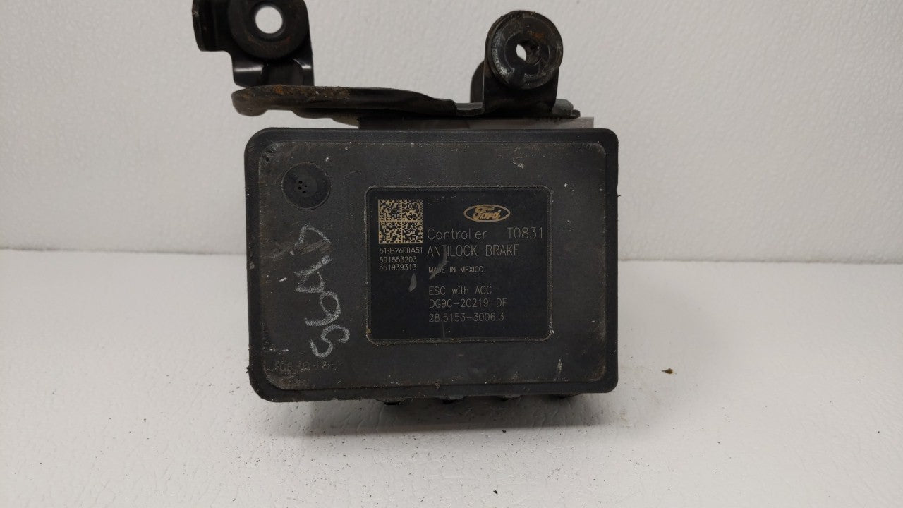 2014-2016 Ford Fusion ABS Pump Control Module Replacement P/N:EG9C-2C405-AD EG9C-2C405-AF, DG9C-2C405-DF Fits Fits 2014 2015
