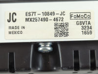 2014 Ford Fusion Instrument Cluster Speedometer Gauges P/N:MX257490-4672 ES7T-10849-JC Fits OEM Used Auto Parts - Oemusedaut