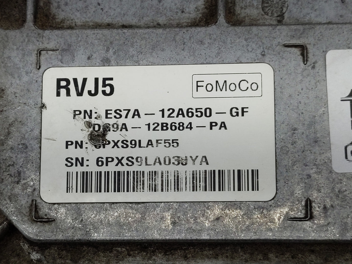 2014-2016 Ford Fusion PCM Engine Control Computer ECU ECM PCU OEM P/N:6PXS9LAF55 ES7A-12A650-GF Fits Fits 2014 2015 2016 OEM