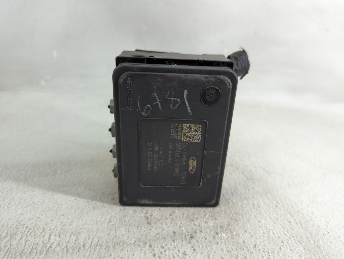 2014-2016 Ford Fusion Anti-Lock Brake ABS Pump Module Actuator OEM P/N:DG9C-2C405-DF Fits Fits 2014 2015 2016 OEM Used Auto 