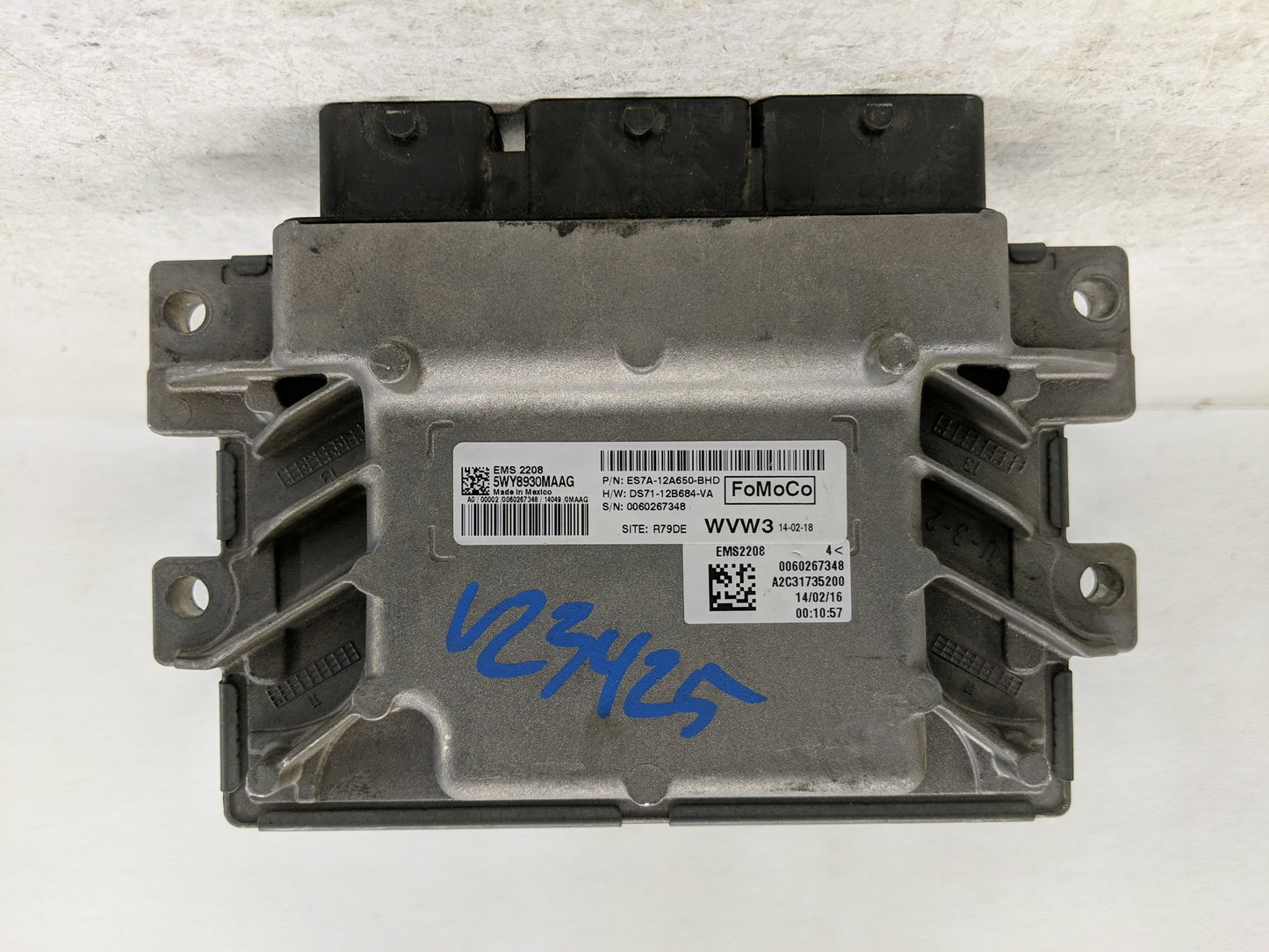 2014-2016 Ford Fusion PCM Engine Control Computer ECU ECM PCU OEM P/N:A2C31735200 ES7A-12A650-BHD Fits Fits 2014 2015 2016 O